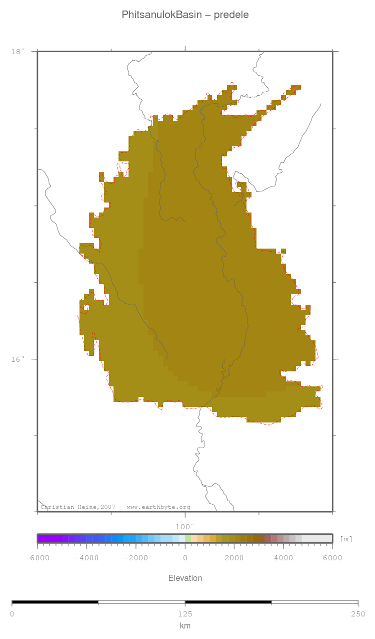 Phitsanulok Basin location map