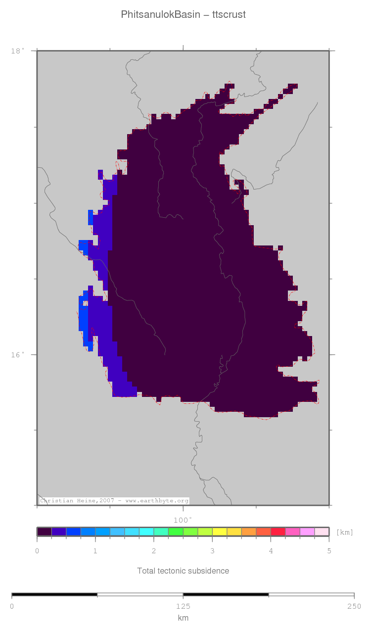 Phitsanulok Basin location map