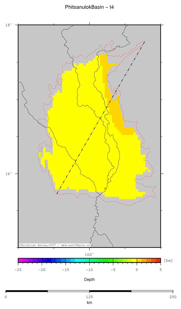 Phitsanulok Basin location map