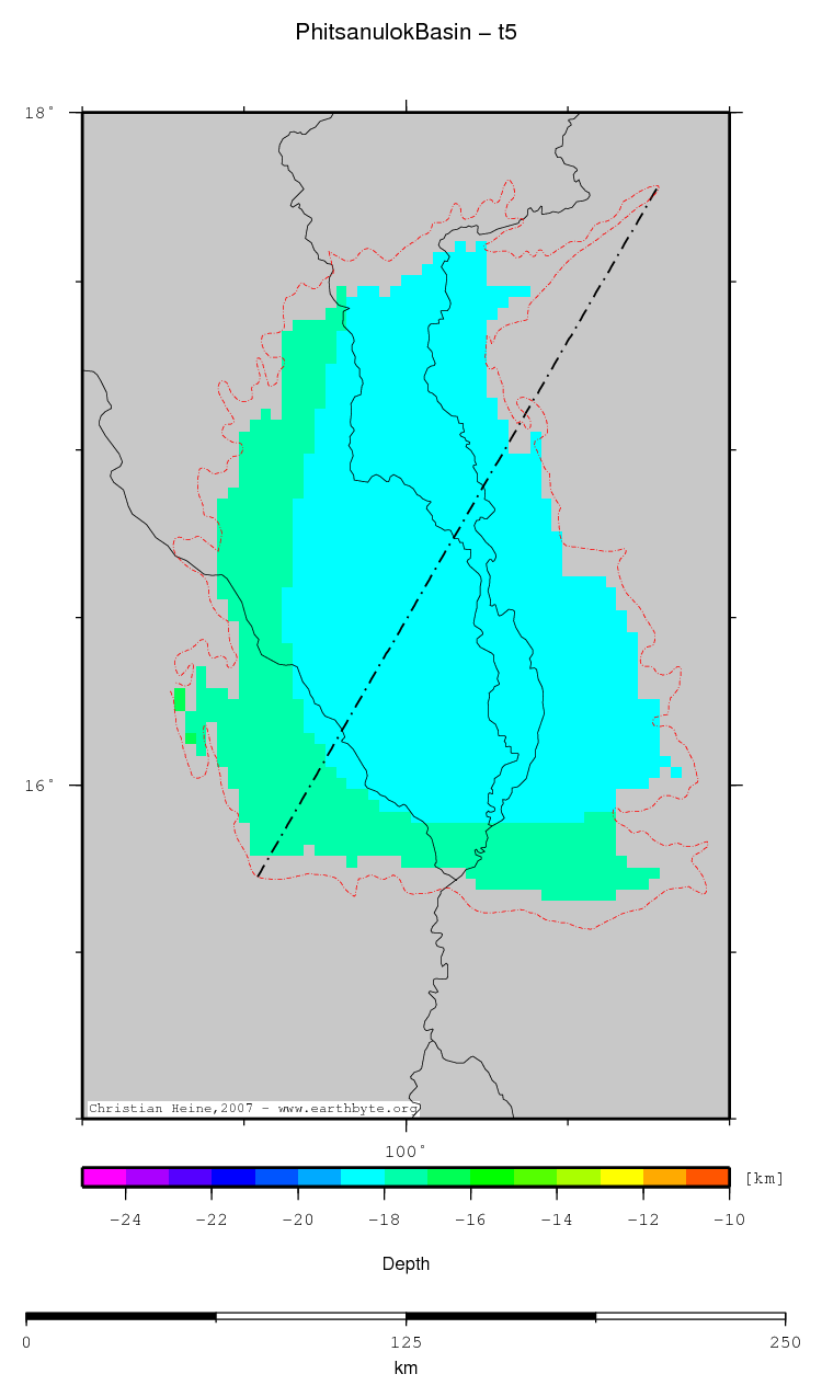 Phitsanulok Basin location map