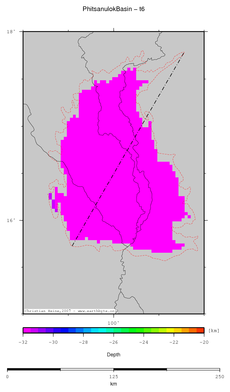 Phitsanulok Basin location map