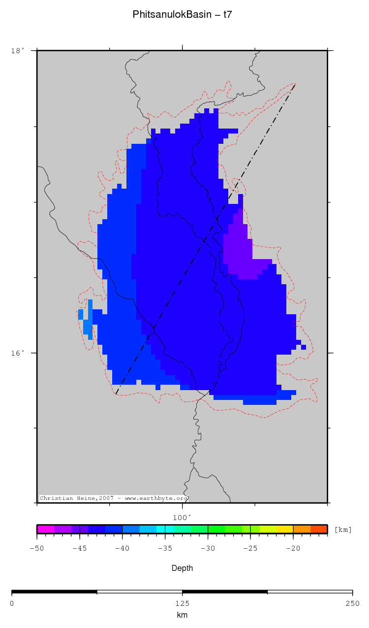 Phitsanulok Basin location map