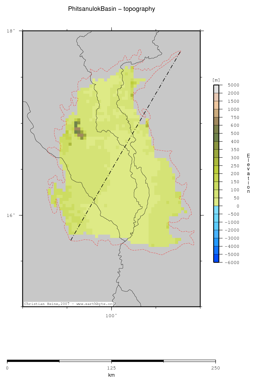 Phitsanulok Basin location map