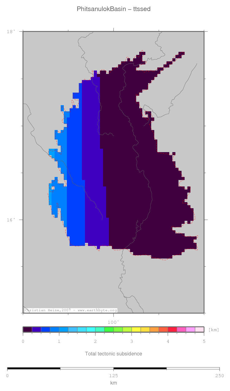 Phitsanulok Basin location map