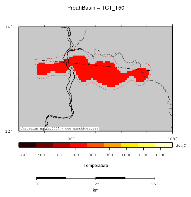 Preah Basin location map