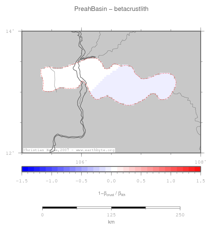 Preah Basin location map