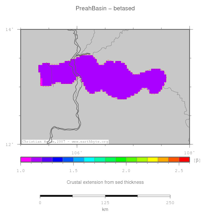 Preah Basin location map