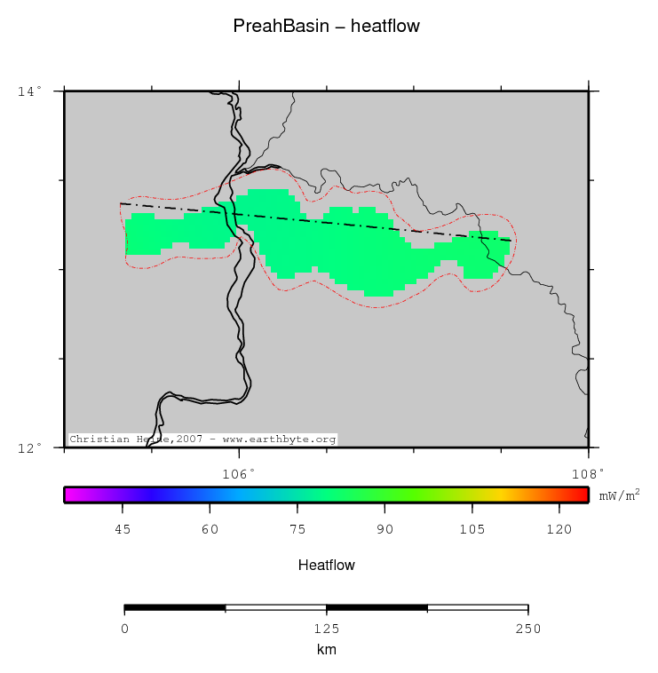 Preah Basin location map