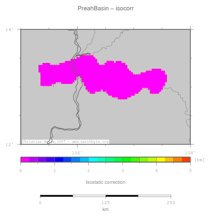 Preah Basin location map