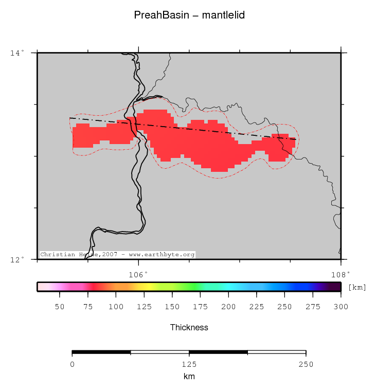 Preah Basin location map