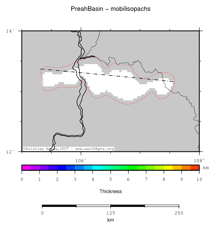 Preah Basin location map