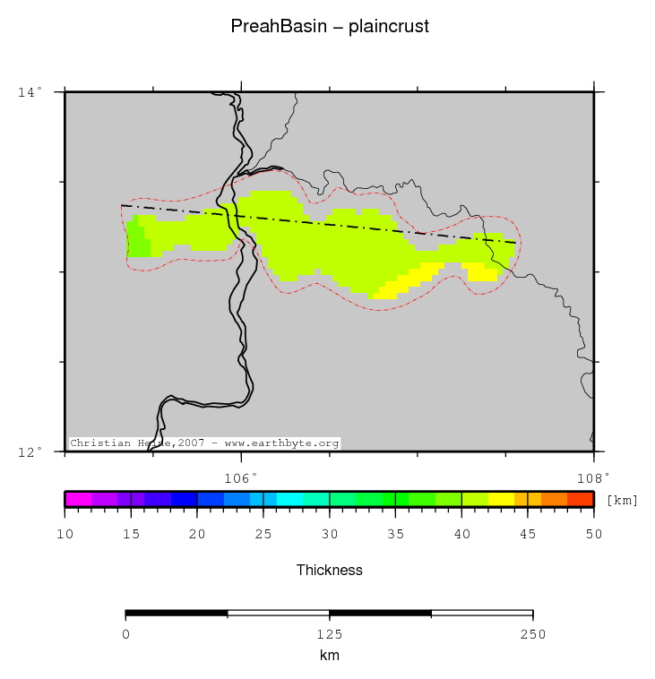 Preah Basin location map