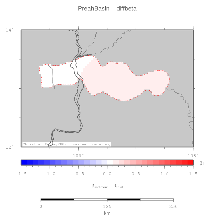 Preah Basin location map