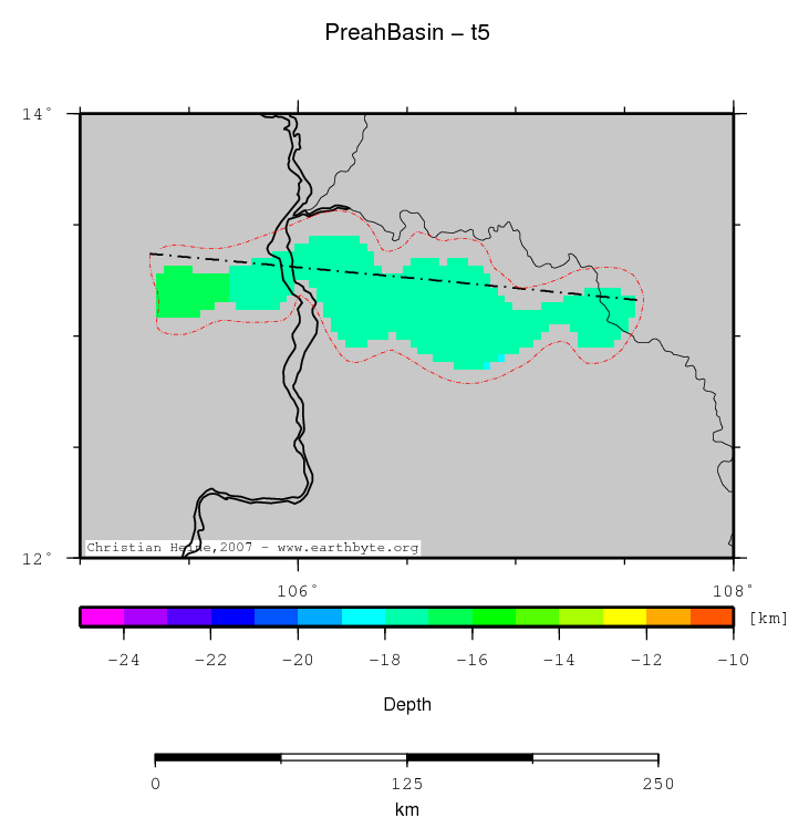 Preah Basin location map