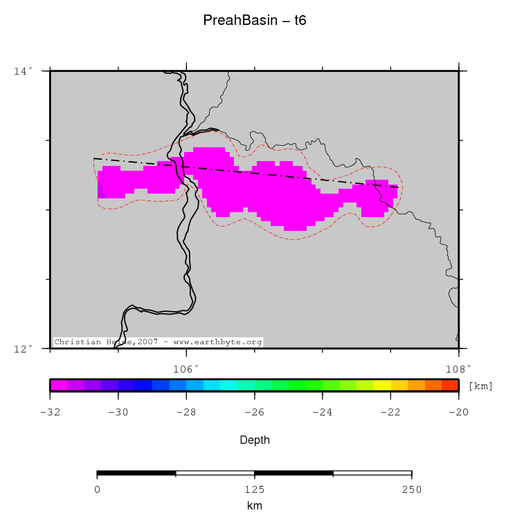 Preah Basin location map