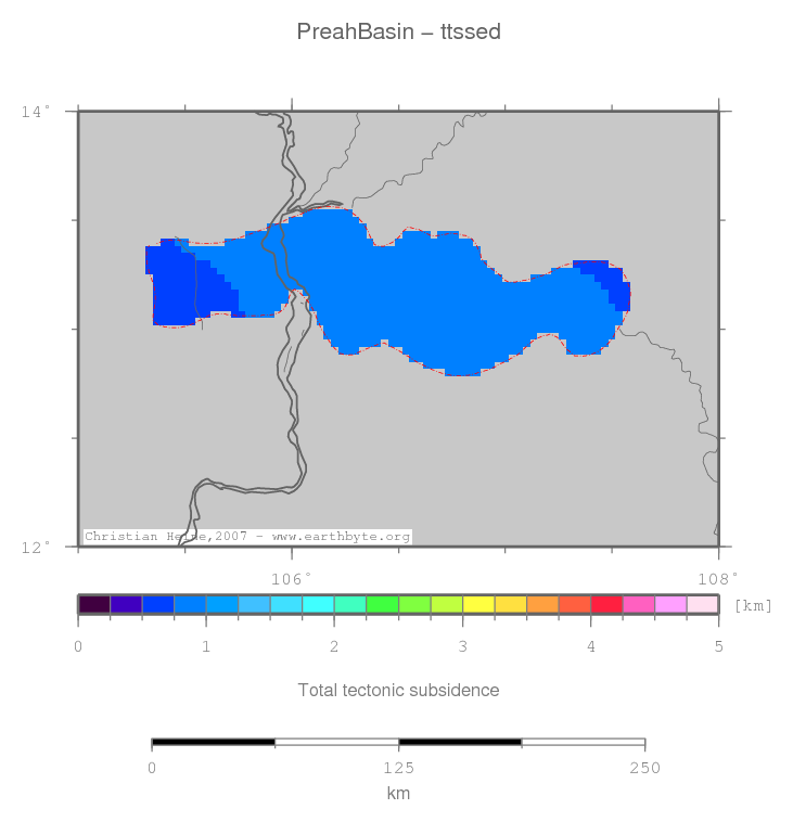 Preah Basin location map