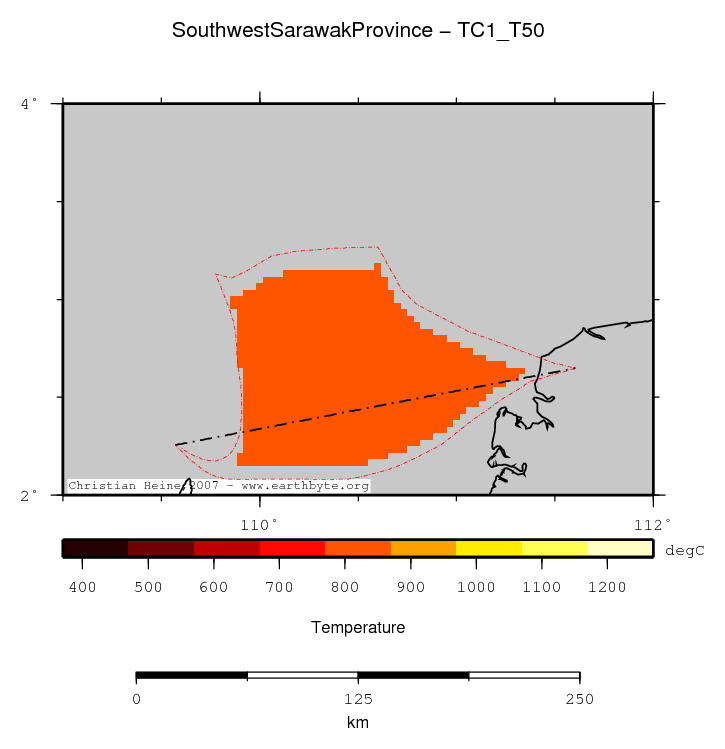 Southwest Sarawak Province location map