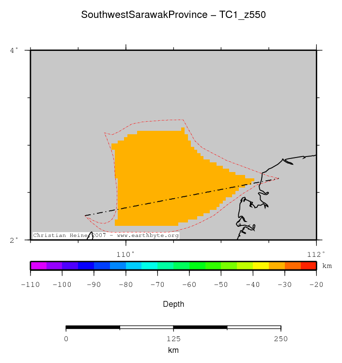 Southwest Sarawak Province location map