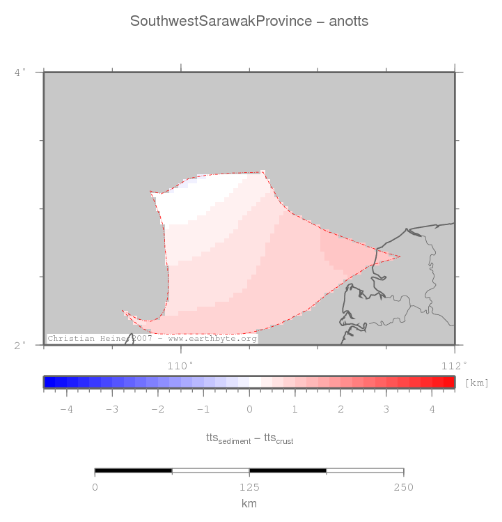 Southwest Sarawak Province location map