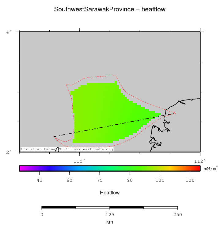 Southwest Sarawak Province location map