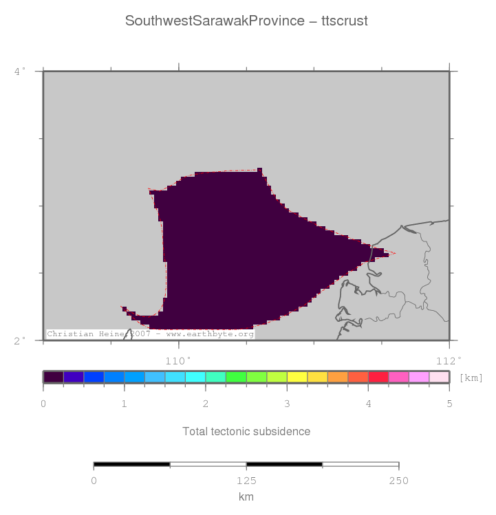 Southwest Sarawak Province location map