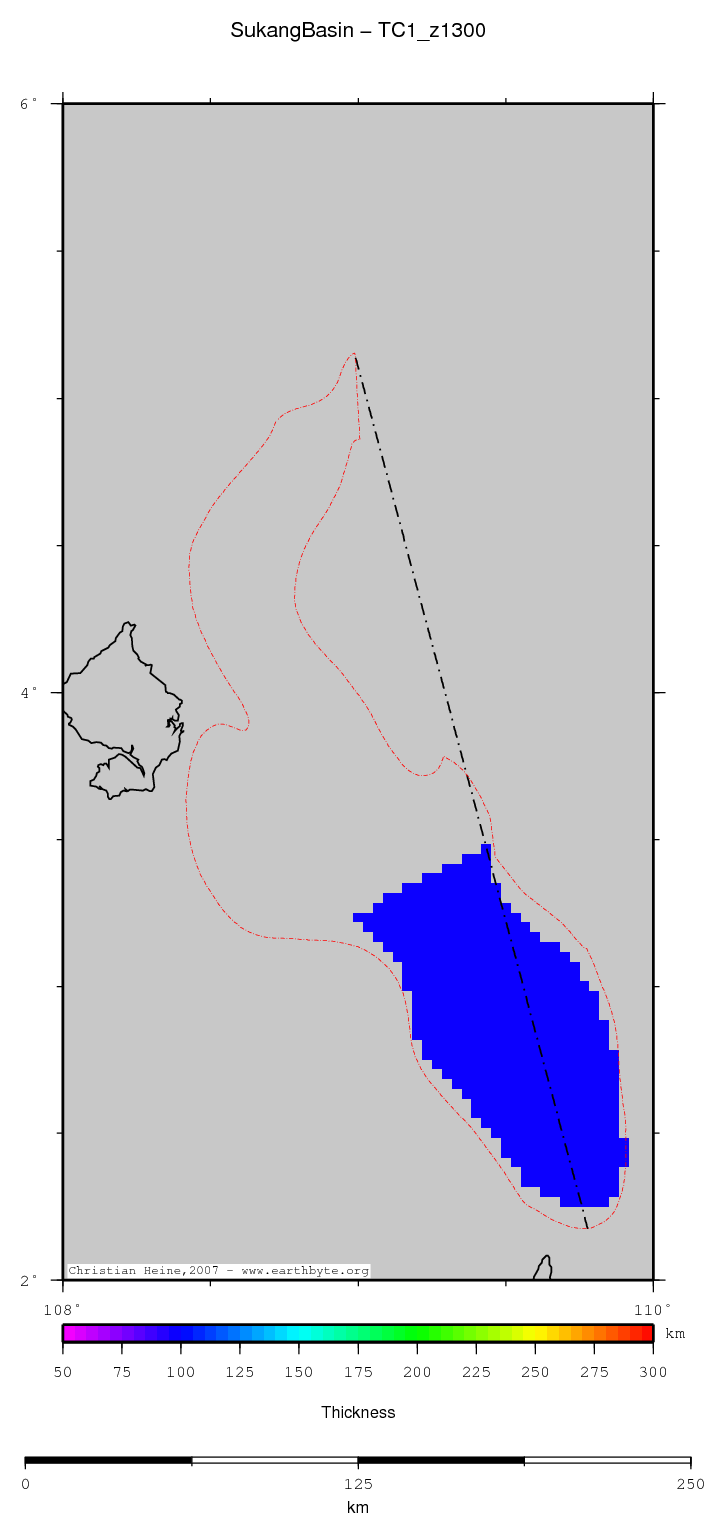 Sukang Basin location map