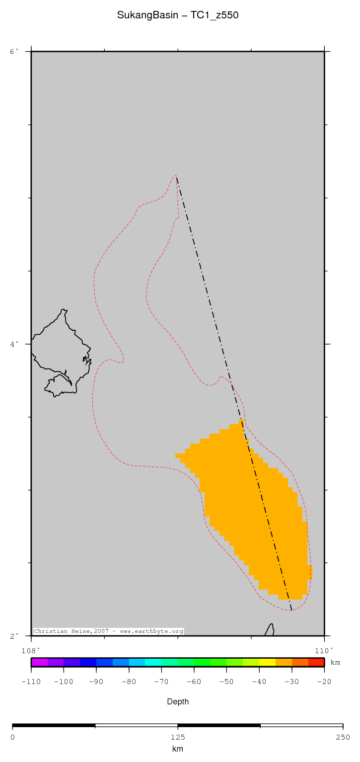 Sukang Basin location map