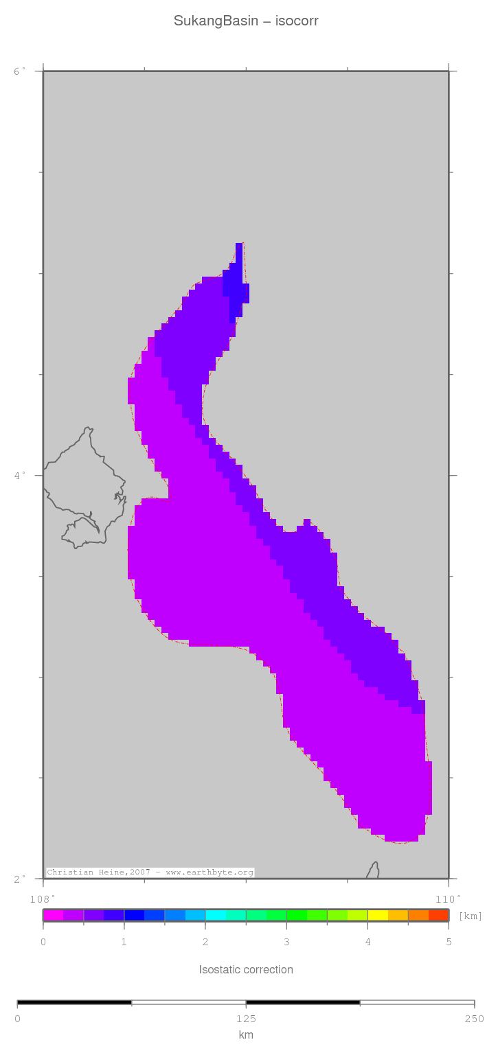 Sukang Basin location map