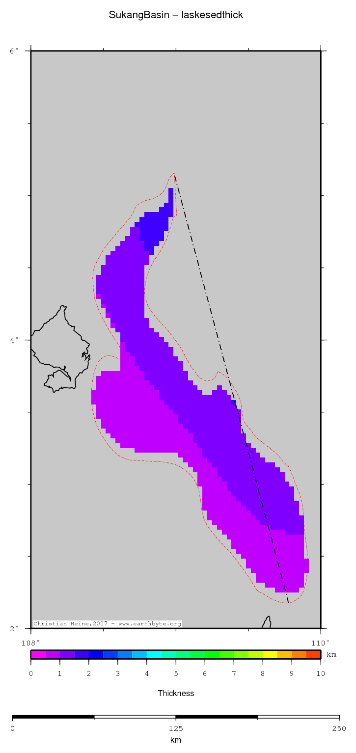 Sukang Basin location map