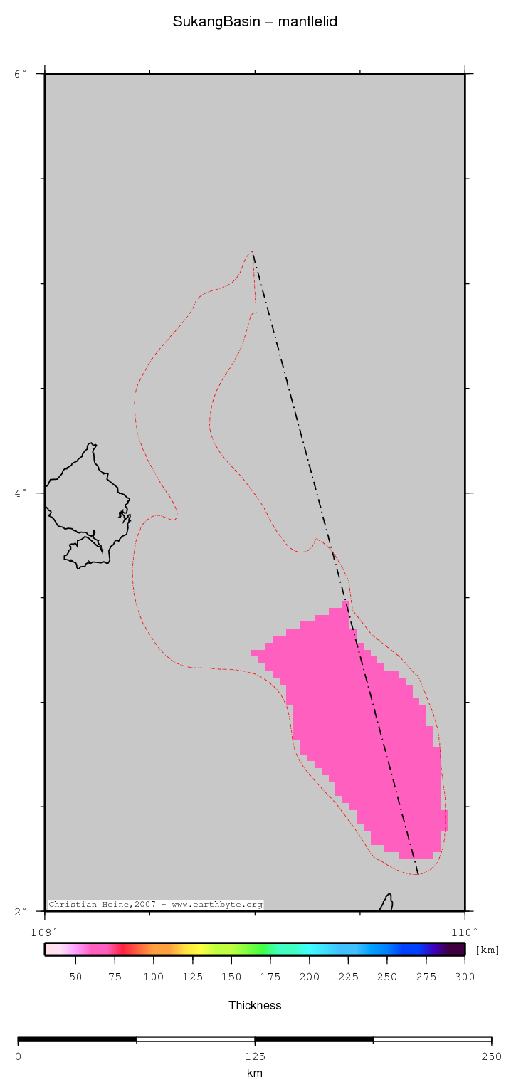Sukang Basin location map
