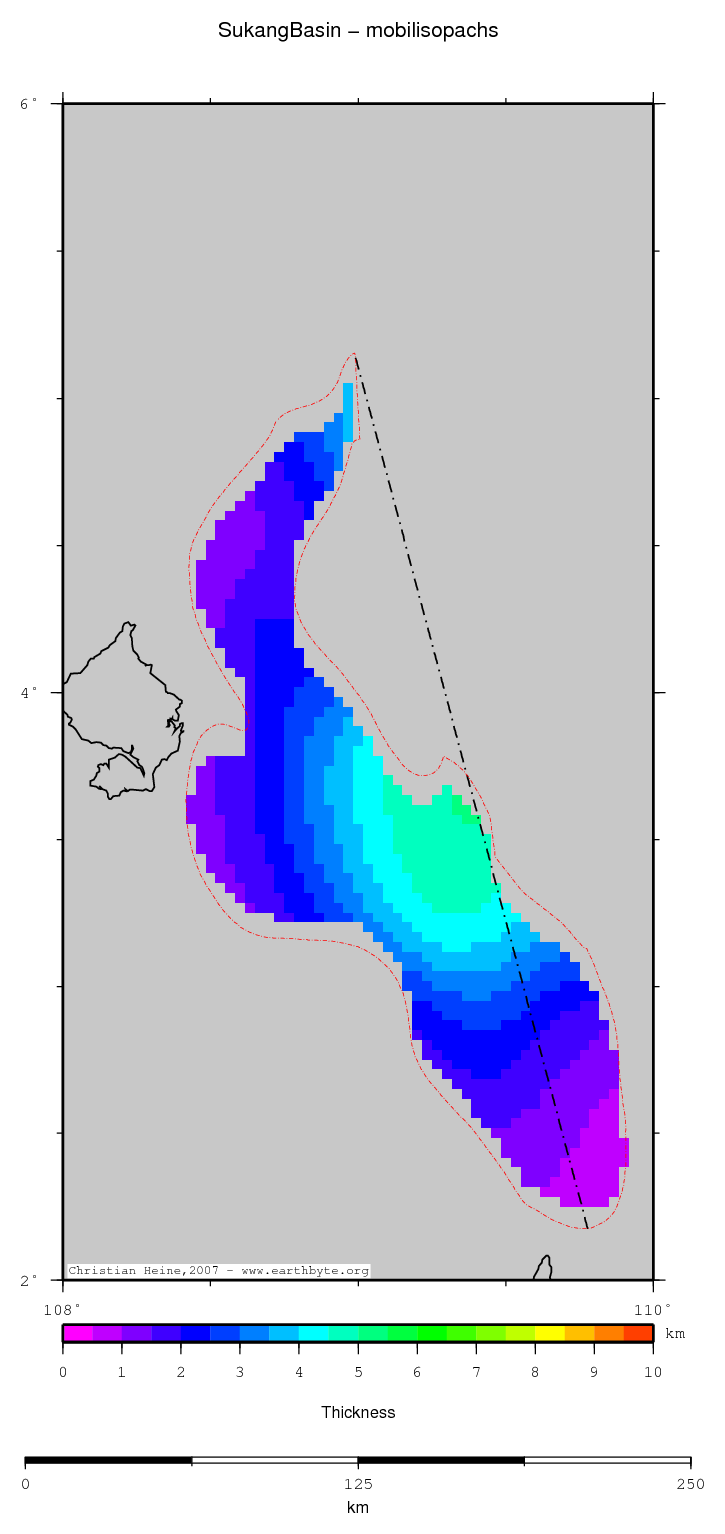 Sukang Basin location map