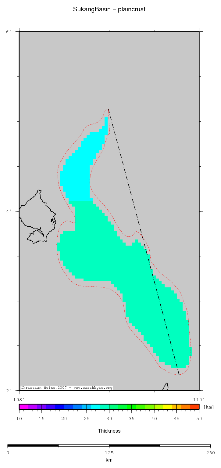 Sukang Basin location map