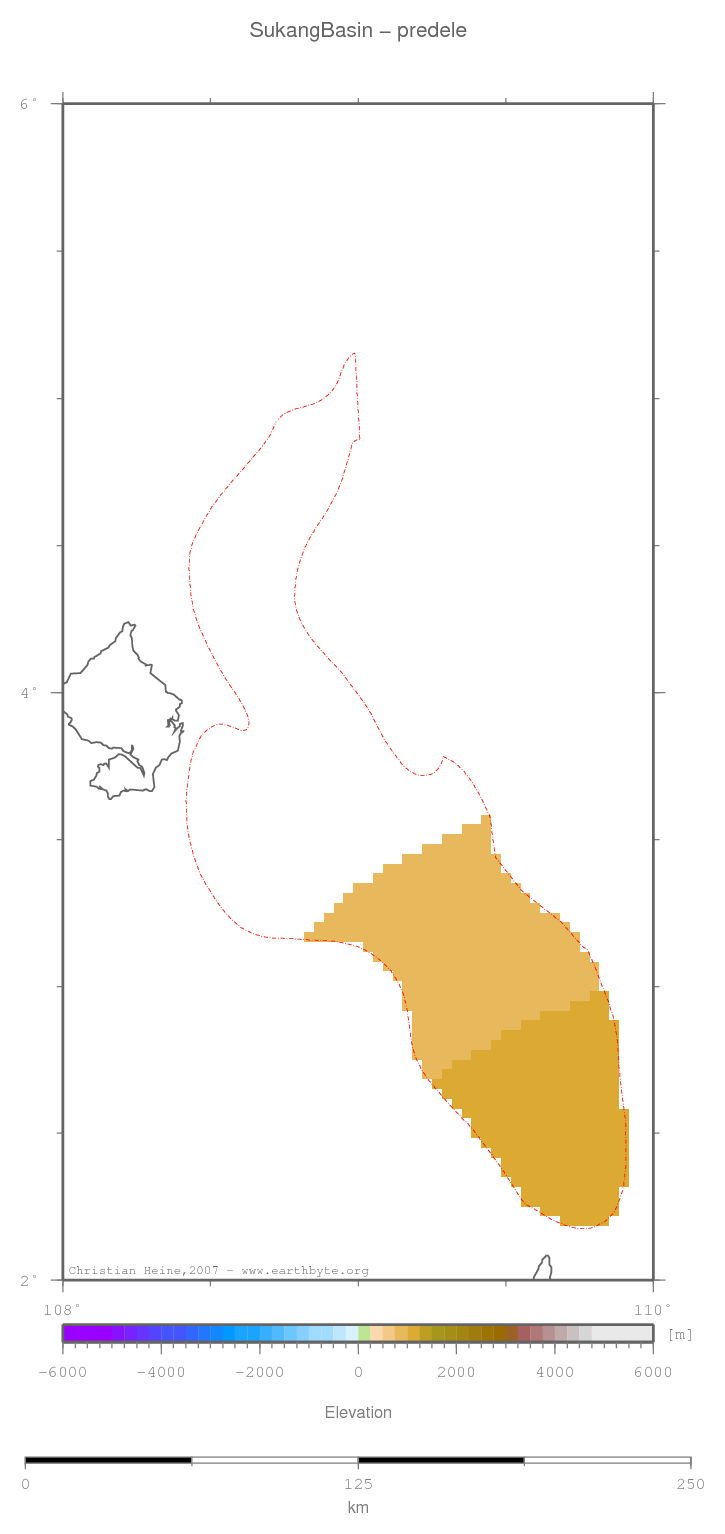 Sukang Basin location map