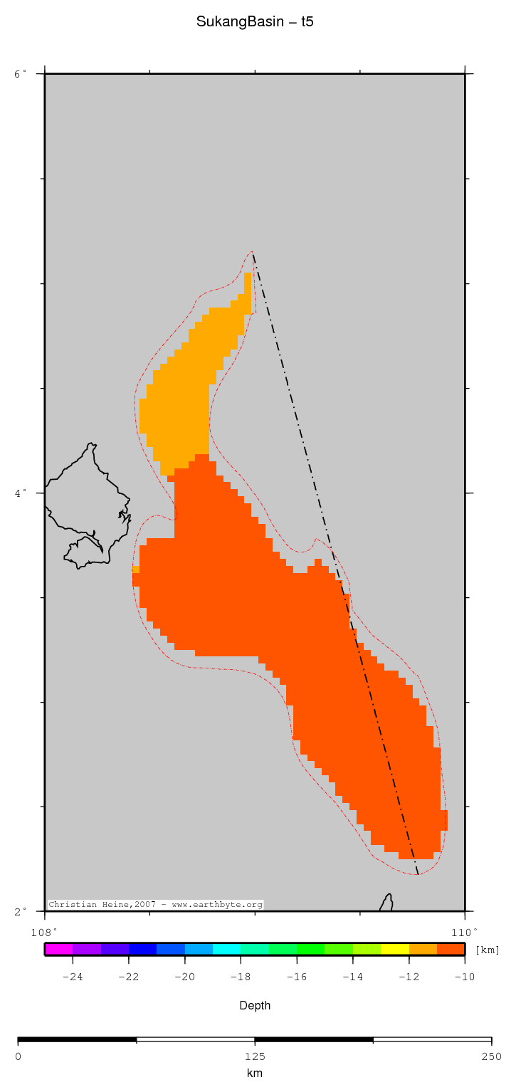 Sukang Basin location map