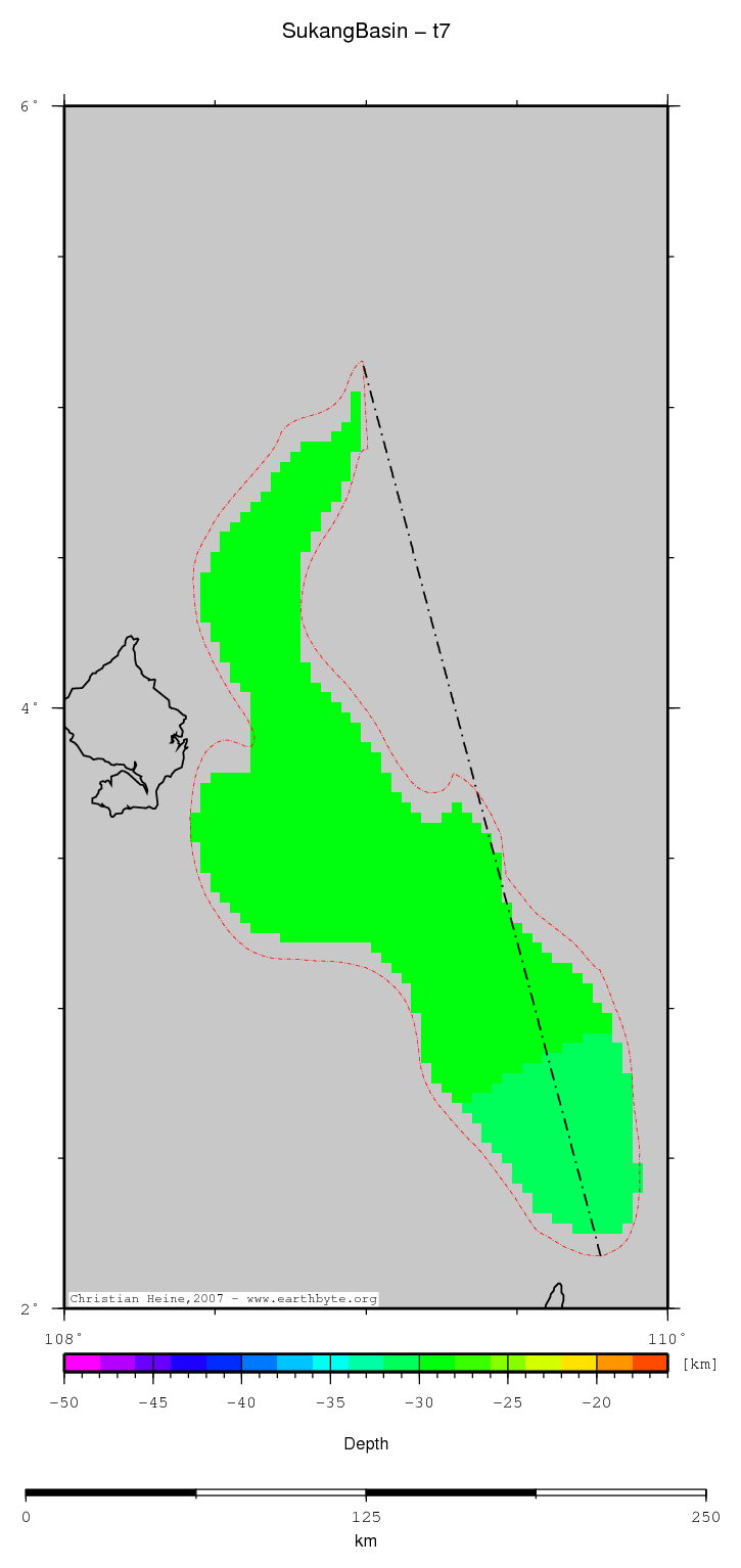 Sukang Basin location map