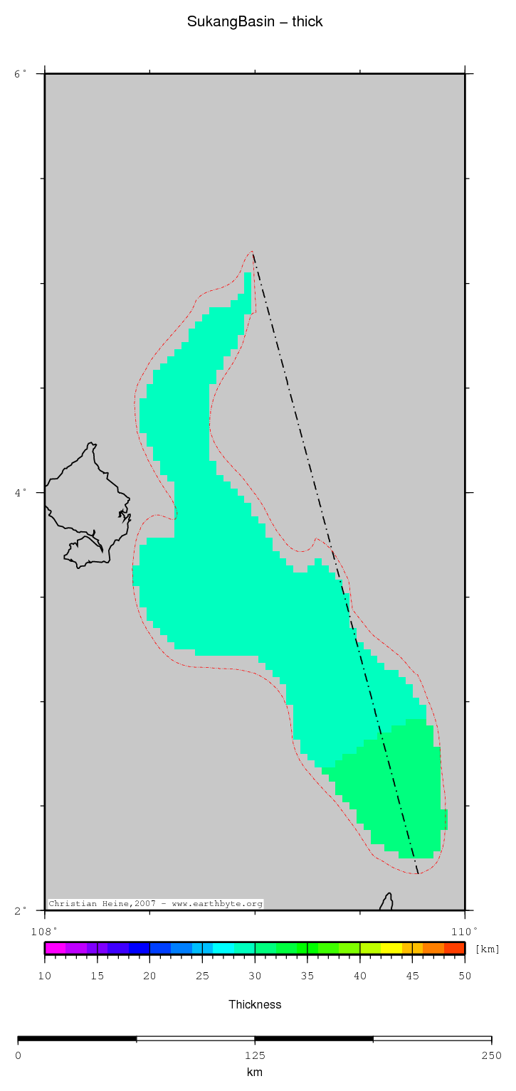 Sukang Basin location map