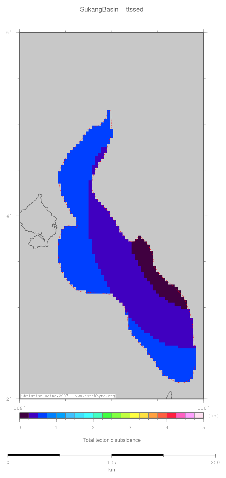 Sukang Basin location map