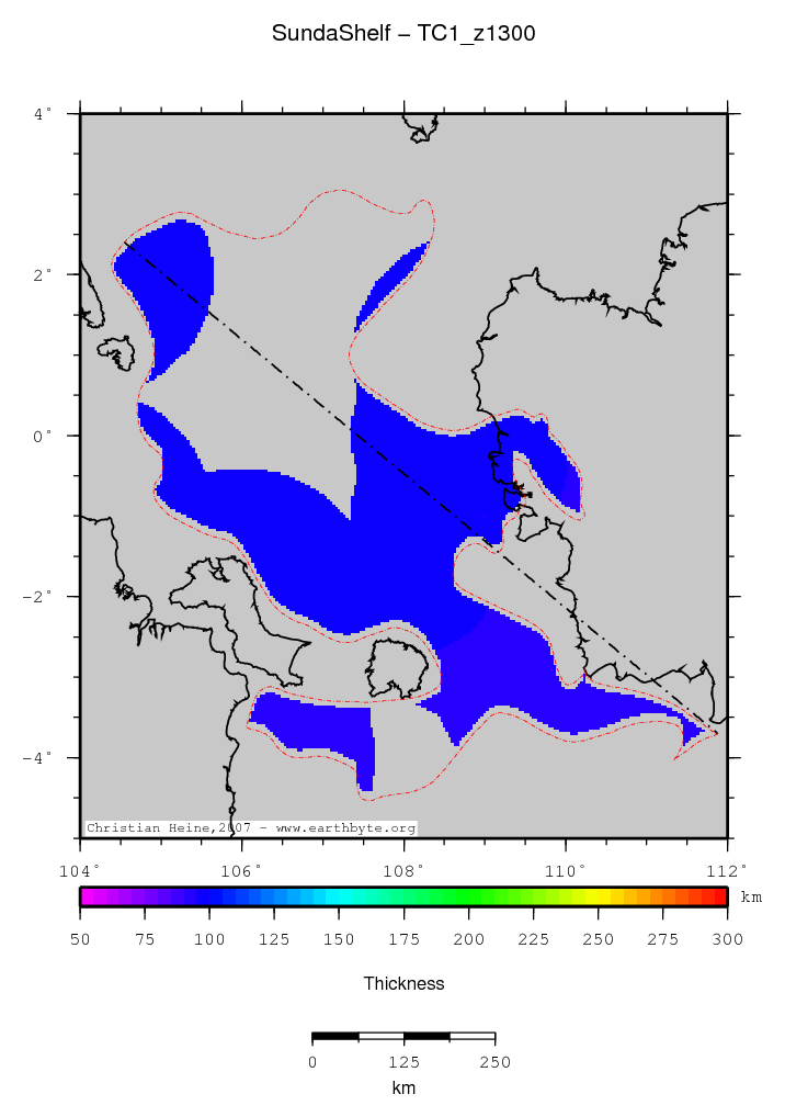 Sunda Shelf location map