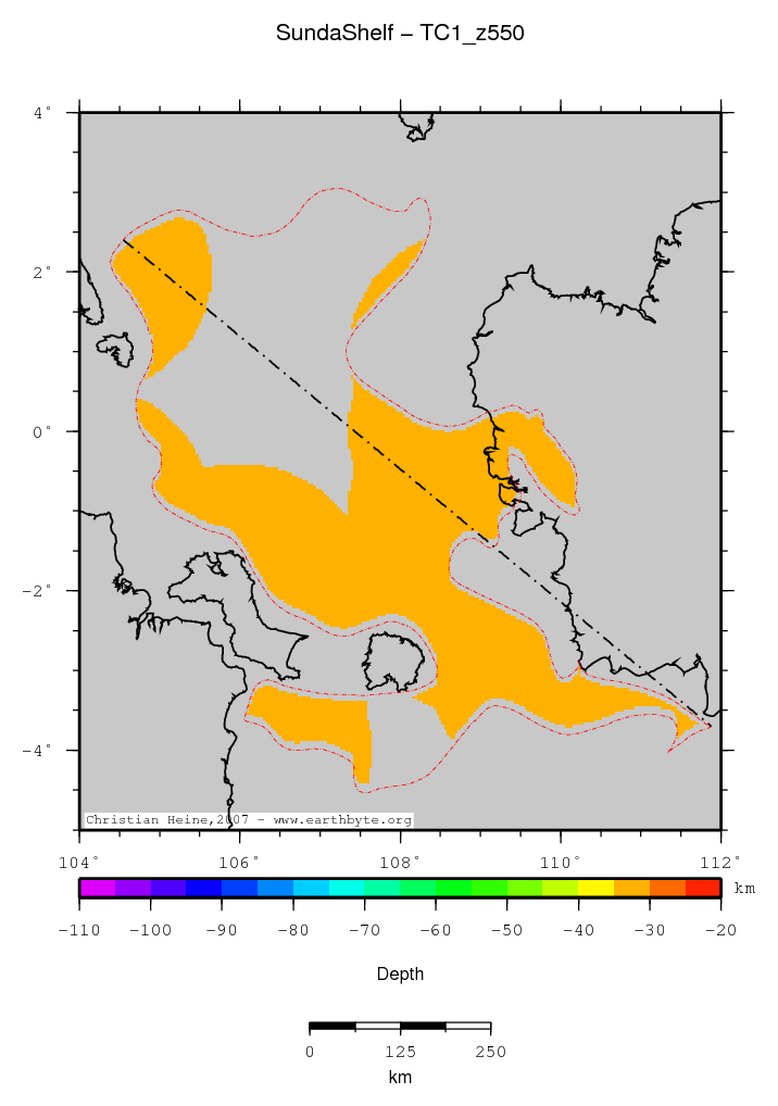 Sunda Shelf location map