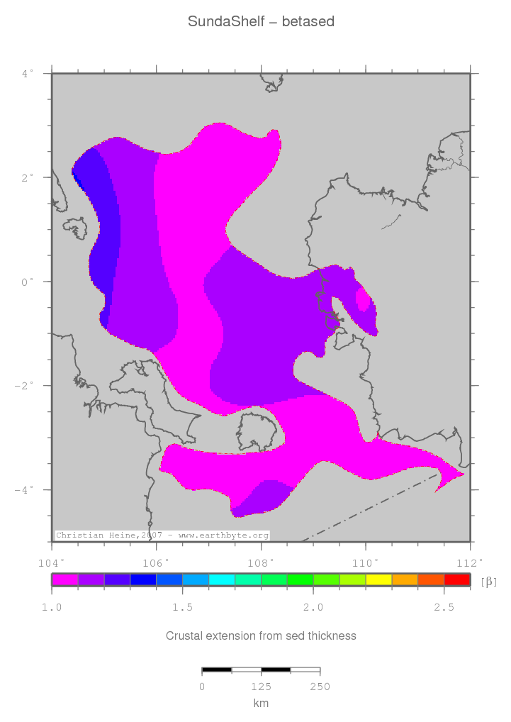 Sunda Shelf location map