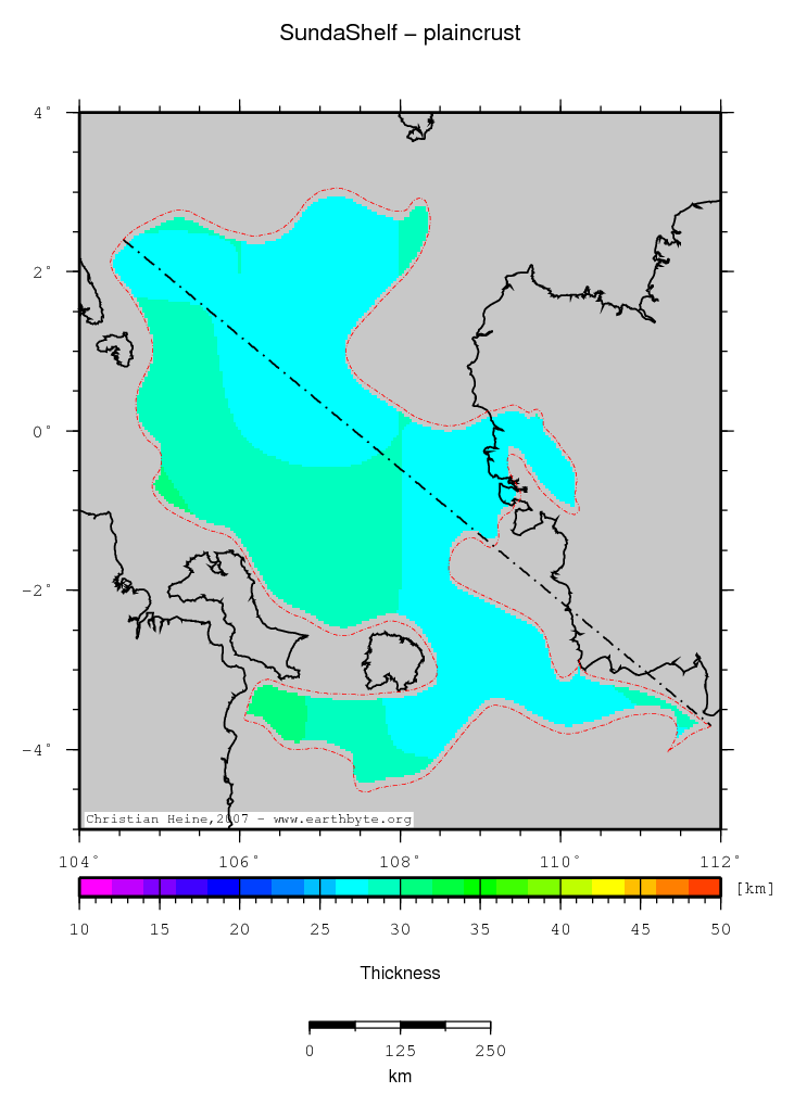 Sunda Shelf location map