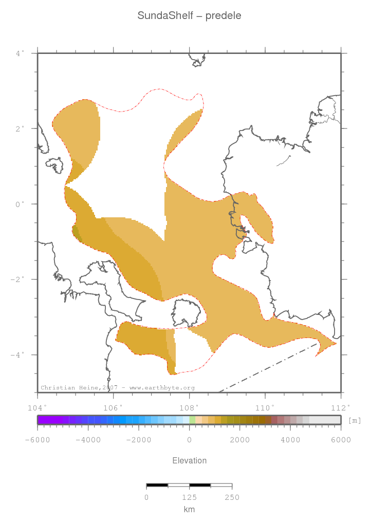 Sunda Shelf location map