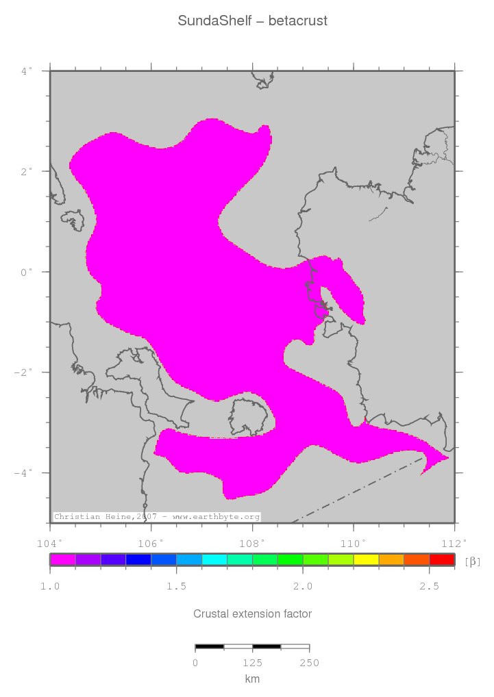 Sunda Shelf location map