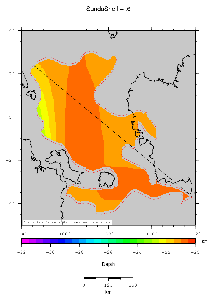 Sunda Shelf location map