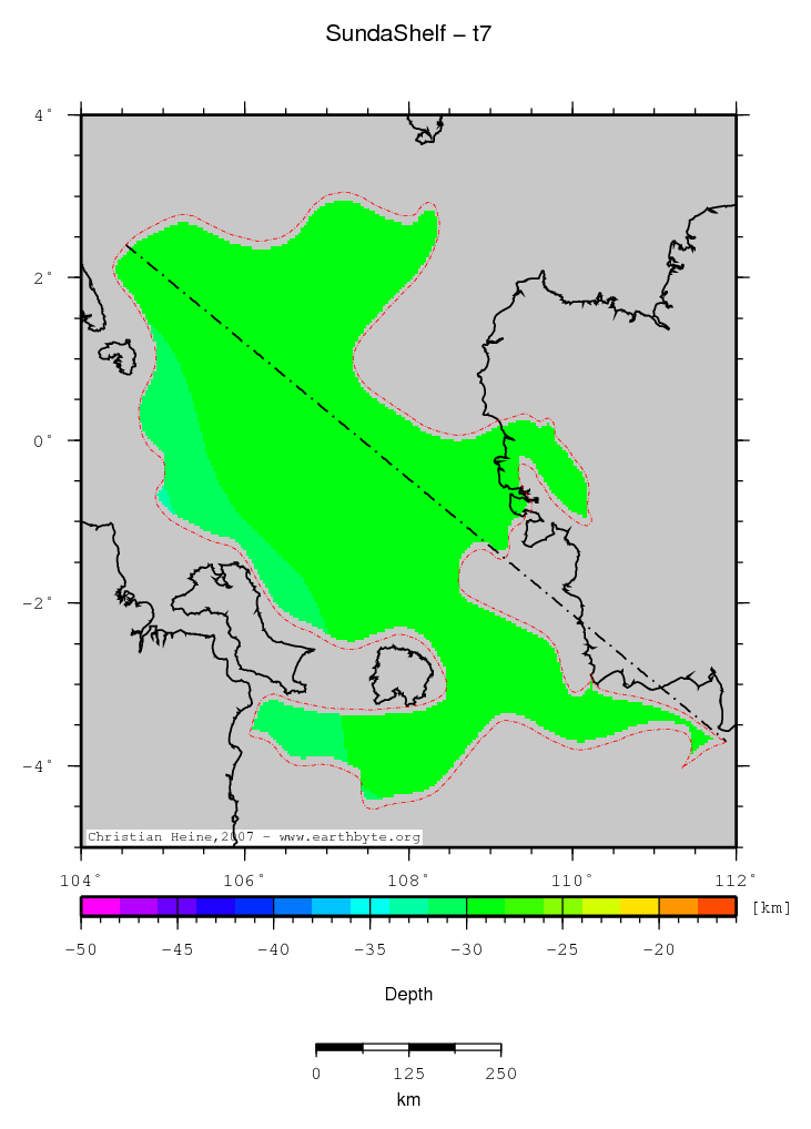 Sunda Shelf location map