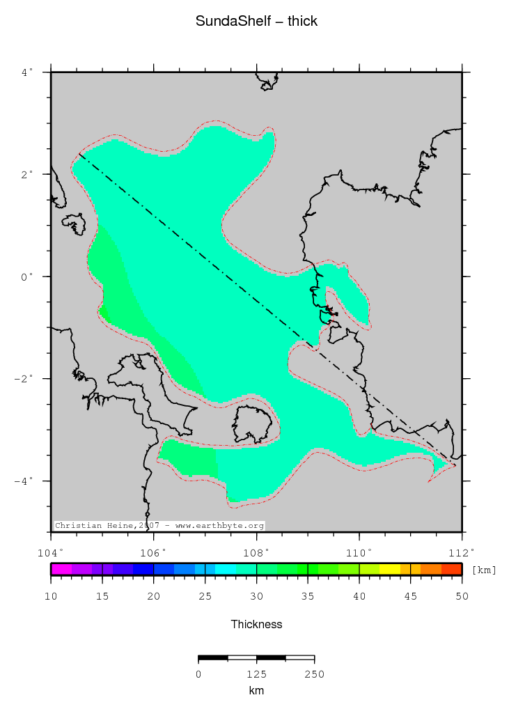 Sunda Shelf location map