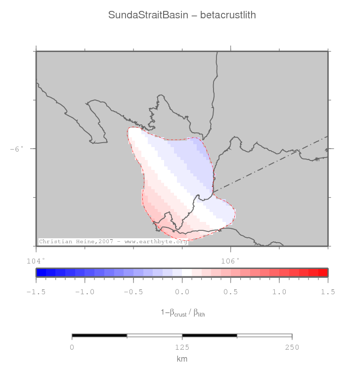 Sunda Strait Basin location map