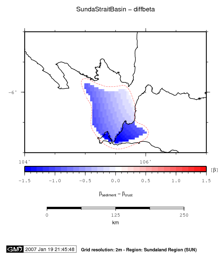 Sunda Strait Basin location map
