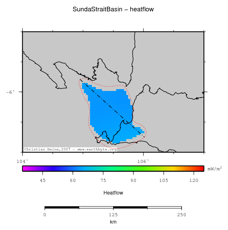 Sunda Strait Basin location map