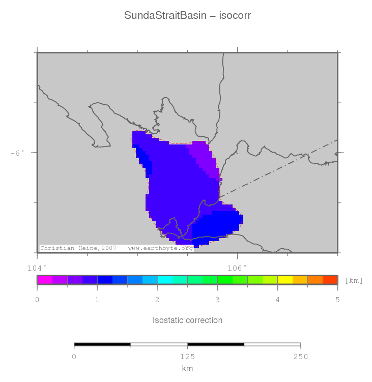 Sunda Strait Basin location map